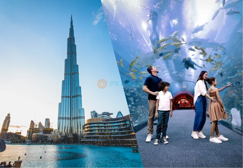 Burj Khalifa + Aquarium e Zoo Sottomarino