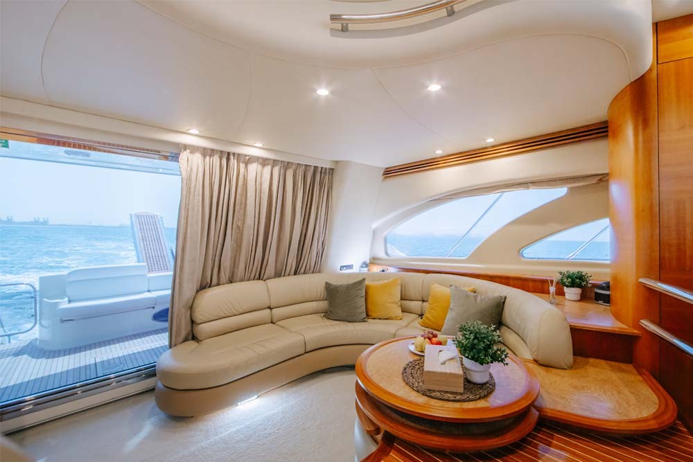 Luxury 55ft White Pearl Yacht Dubai Marina - Image 4 of 5