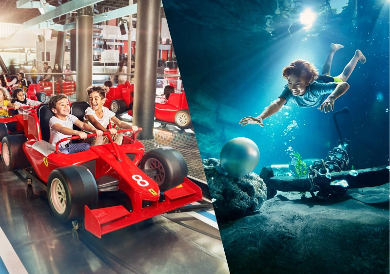 Yas Island Abu Dhabi - Multiple Park Tickets with Free Shuttle