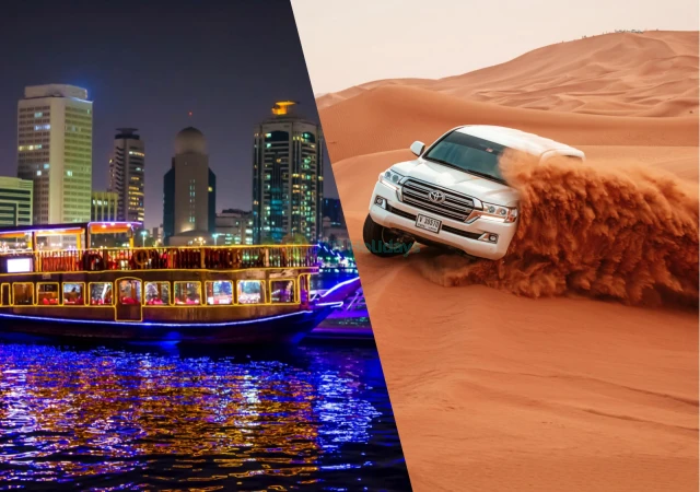 Marina Dinner Cruise + Desert Safari