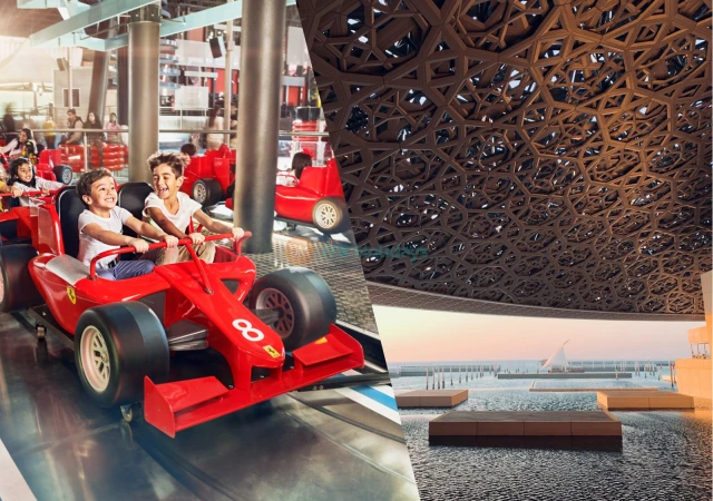 Ferrari World + Louvre Museum - Combo Deal