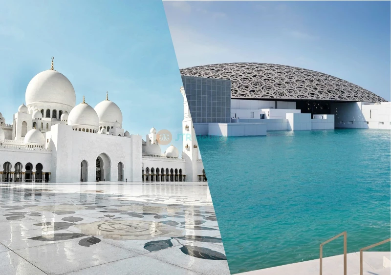 Abu Dhabi Tour from Dubai: Grand Mosque & Louvre Museum Full Day