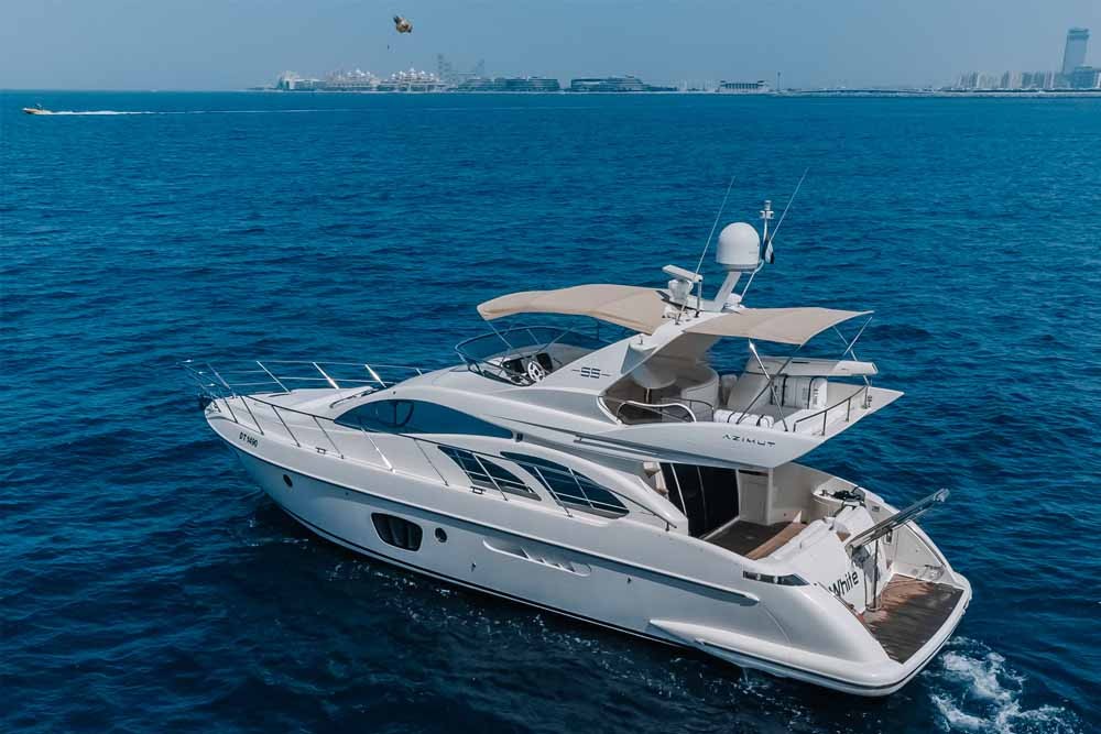 Luxury 55ft White Pearl Yacht Dubai Marina - Image 9 of 10