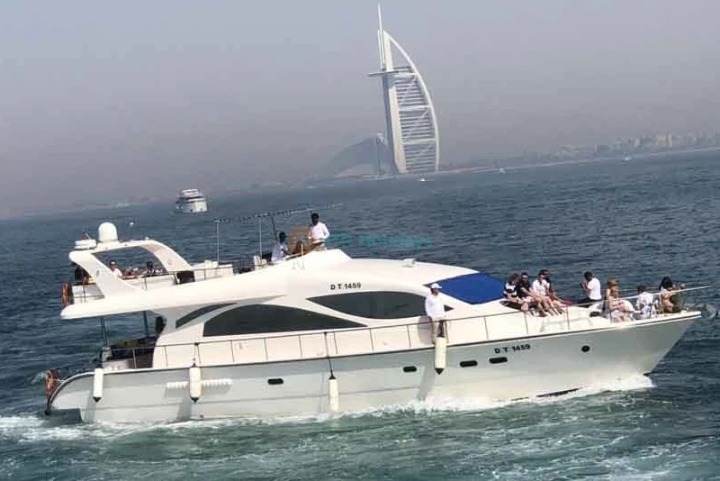 Mercury-66 Yacht Ride Dubai Marina - Yacht Rental in Dubai - JTR Holidays