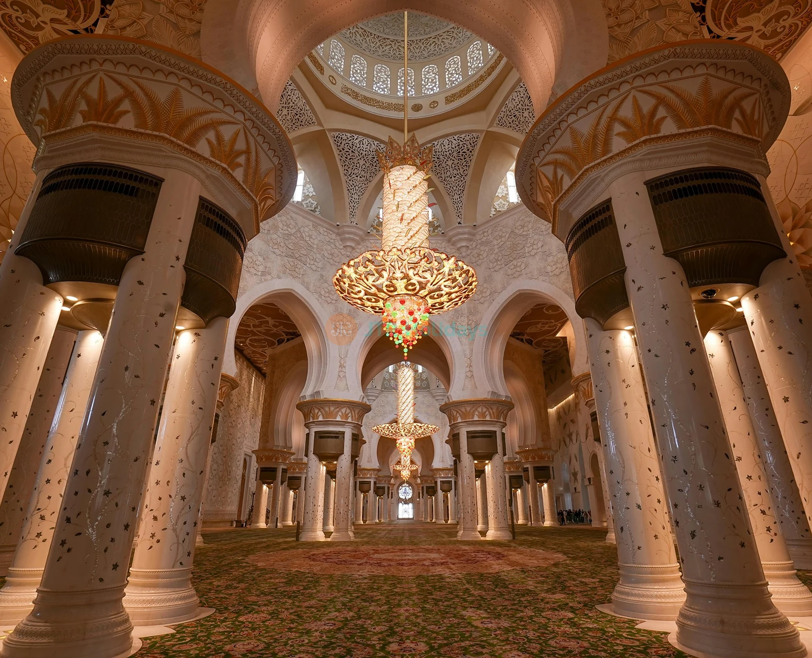 Visite de la ville d'Abu Dhabi au départ de Dubaï avec la Grande Mosquée Cheikh Zayed + Zoo Emirates Park ou Qasr Al Watan - Image 5 of 13