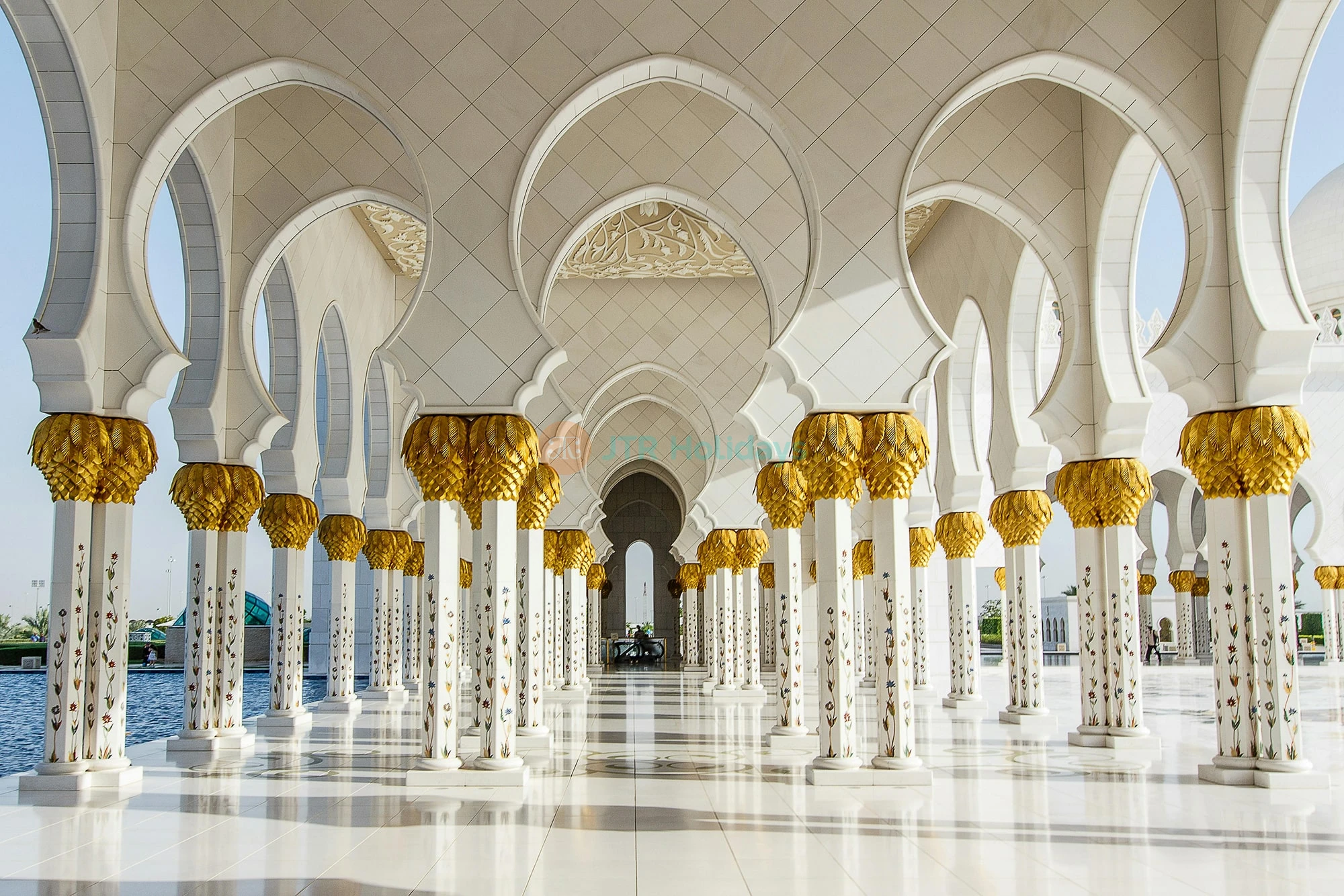 Visite de la ville d'Abu Dhabi au départ de Dubaï avec la Grande Mosquée Cheikh Zayed + Zoo Emirates Park ou Qasr Al Watan - Image 9 of 13