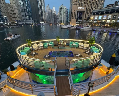 Dubai Marina Mega Yacht Dinner Cruise - Image 5 of 5