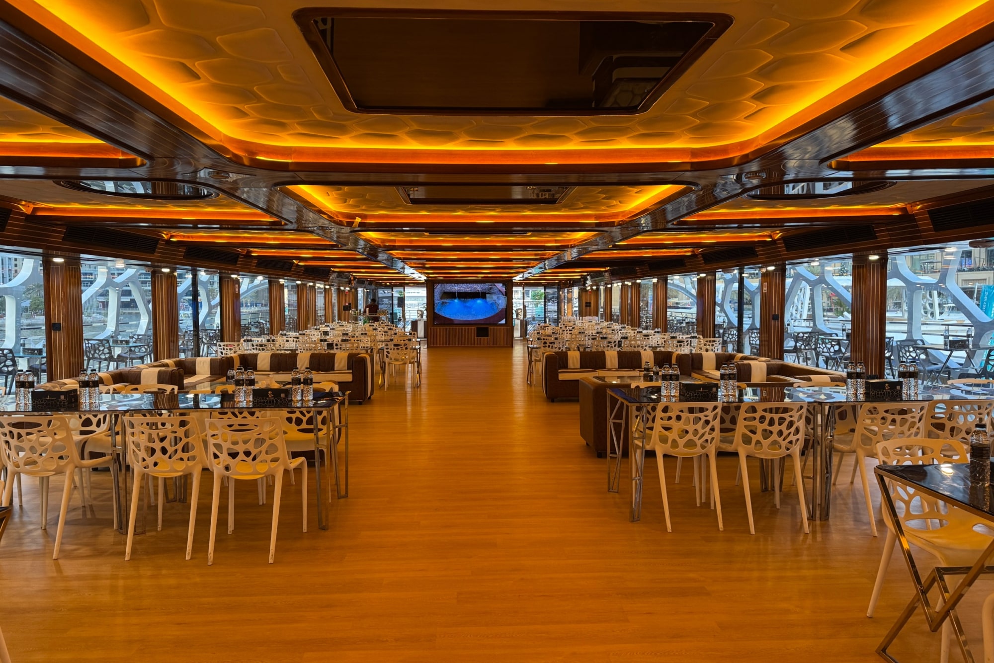 Dubai Marina Mega Yacht Dinner Cruise - Image 13 of 14