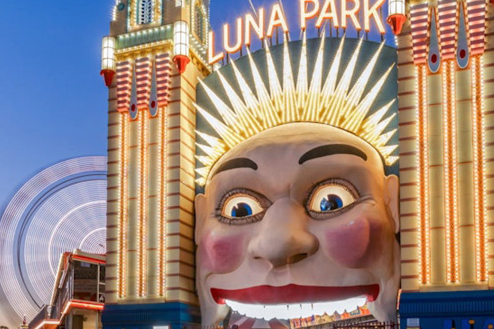 Luna Park Sydney - Luna Park Sydney opened on the 4th of October 1935 and has been closed for renovation several times since. Today it is one of the oldest and largest amusement parks in the world. .Luna Park Sydney has more than 20 rides and lots of other amusements. Luna Park is Sydney's premier amusement park featuring fun and games for the entire family. Luna Park Sydney - Image 5 of 5