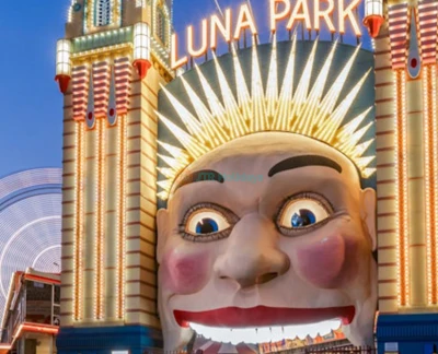 Luna Park Sydney - Luna Park Sydney opened on the 4th of October 1935 and has been closed for renovation several times since. Today it is one of the oldest and largest amusement parks in the world. .Luna Park Sydney has more than 20 rides and lots of other amusements. Luna Park is Sydney's premier amusement park featuring fun and games for the entire family. Luna Park Sydney - Image 5 of 5