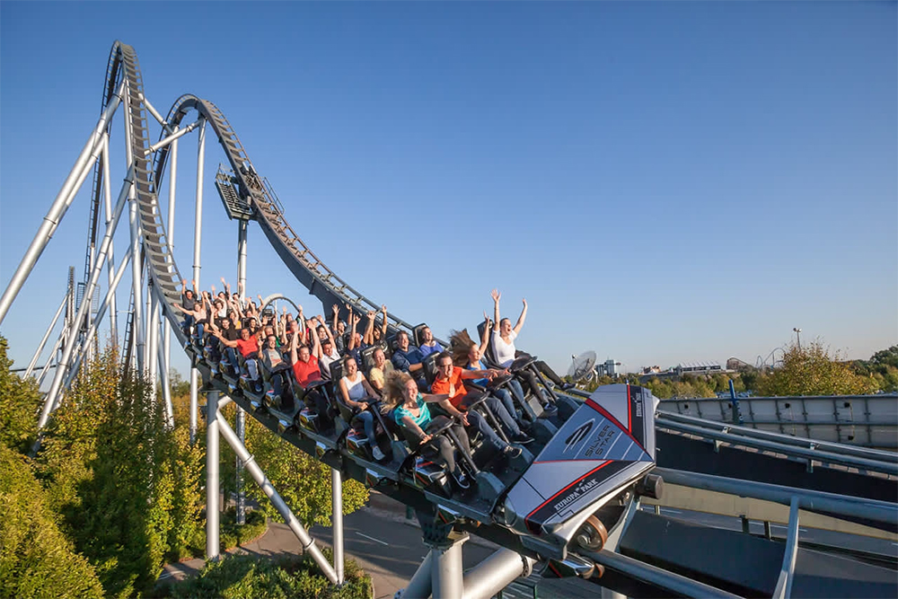 Europa Park Ticket - Discover Europa-Park, Germany’s largest and world’s most visited seasonal theme park. Enjoy over 100 thrilling rides, 16+ authentic European-themed zones, adrenaline-pumping rollercoasters like Silver Star and Voltron Nevera, captivating live shows, 4D cinema, and family fun. Book your tickets now! Europa Park Ticket - Image 2 of 5