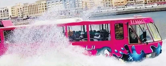 Wonder bus Dubai tickets price -Dubai water bus location | JTR Holidays