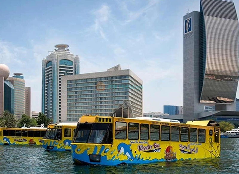 Wonder bus Dubai tickets price -Dubai water bus location | JTR Holidays