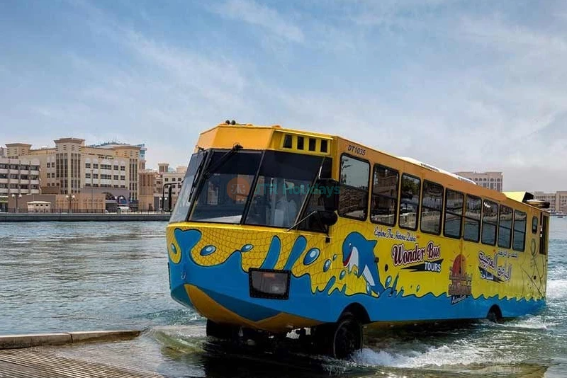 Wonder bus Dubai tickets price -Dubai water bus location | JTR Holidays