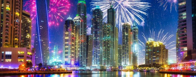 Dhow Cruise New Years Eve Dubai - Dubai New Year's Eve Cruise 2022 The best Party option to enjoy New Year's Eve this time with Dhow Dubai New Year's Eve Dinner. Enjoy a buffet dinner, live entertainment, and great views of the city. Dubai is absolutely spectacular during New Year’s Eve. Watch the city shimmering and gleaming in illuminations on this occasion and everywhere there are bustling parties, merriment and extravagant fireworks on the last evening of the year. Dhow Cruise New Years Eve Dubai - Image 3 of 5
