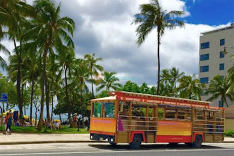 Waikiki Trolley Tour in Autobus Hop-on Hop-off