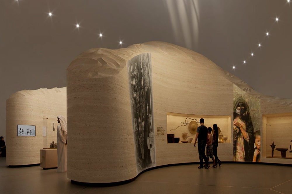 Entrada para el Museo Nacional Zayed en Abu Dabi - Explora el Museo Nacional Zayed en el Distrito Cultural Saadiyat: 300,000 años de historia de los EAU en seis galerías, tradiciones costeras, patrimonio interior, exhibiciones de Sheikh Zayed. Pasea por el Jardín Al Masar de 600 m; servicios de accesibilidad incluidos. Aventura en un ícono cultural. Entrada para el Museo Nacional Zayed en Abu Dabi - Imagen 3 de 5