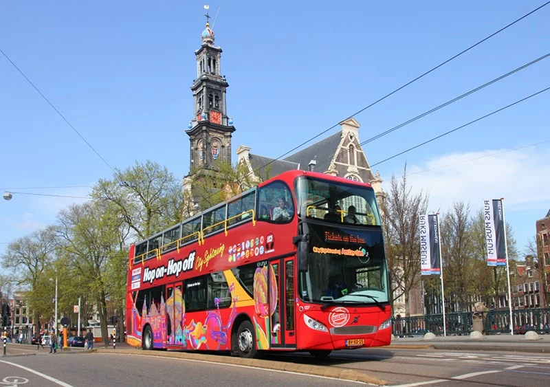 City Sightseeing Amsterdam Tour in Autobus Hop-on Hop-off