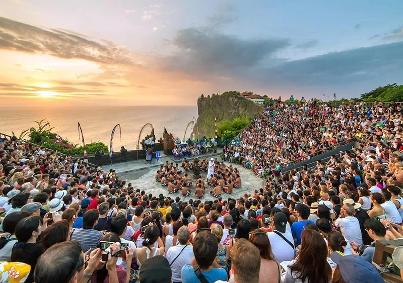 Spectacle Kecak et Danse du Feu d'Uluwatu