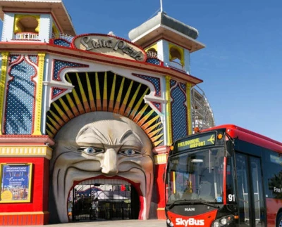 SkyBus Tullamarine Flughafen zum Stadtzentrum Melbourne - Bild 2 von 5