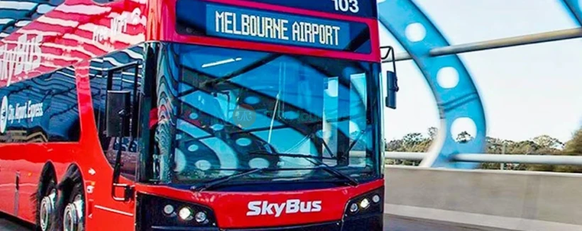 SkyBus Tullamarine Flughafen zum Stadtzentrum Melbourne - Bild 4 von 5