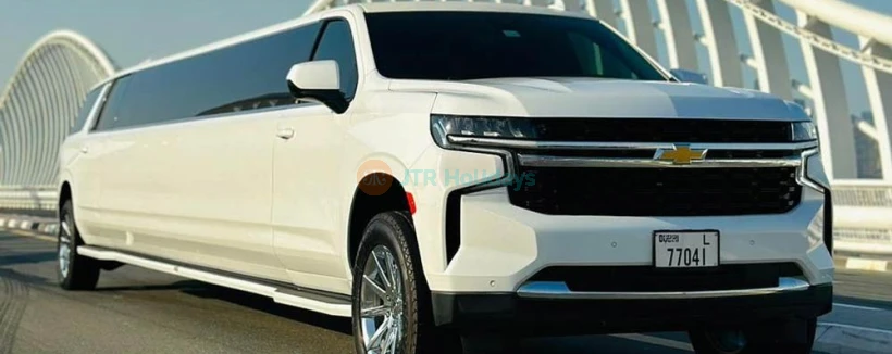 2024 Chevy Suburban Titanium White Limousine (20 pax) - Image 3 of 5