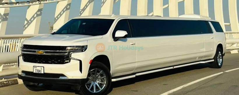 2024 Chevy Suburban Titanium White Limousine (20 pax) - Image 4 of 5