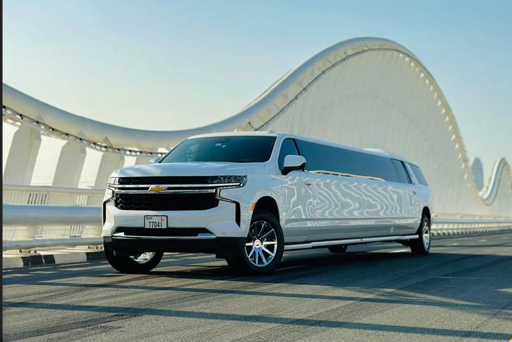 2024 Chevy Suburban Titanium White Limousine (20 pax) - Image 6 of 6