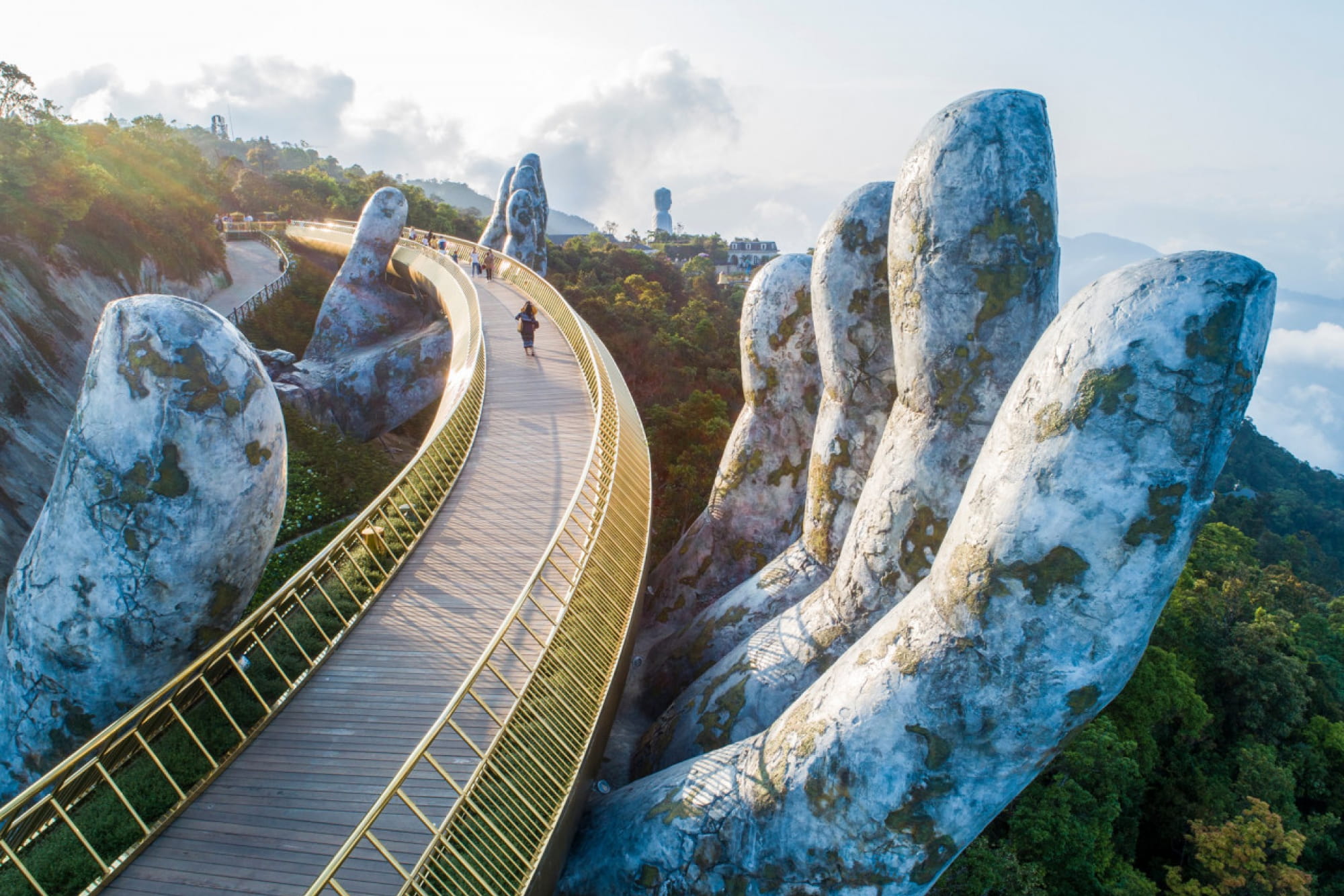 Sun World Ba Na Hills Ticket - Book Sun World Ba Na Hills tickets near Da Nang scenic cable car, Golden Bridge, gardens, free 1901 voucher, night shuttle times & daily opening hours. Sun World Ba Na Hills Ticket - Image 1 of 5