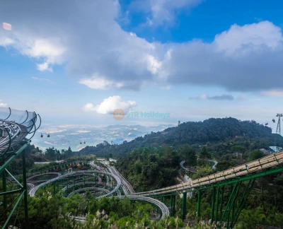 Sun World Ba Na Hills Ticket - Book Sun World Ba Na Hills tickets near Da Nang scenic cable car, Golden Bridge, gardens, free 1901 voucher, night shuttle times & daily opening hours. Sun World Ba Na Hills Ticket - Image 2 of 5