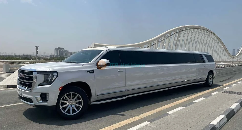 GMC Yukon Limousine Ride Dubai (18 Pax) - Image 1 of 5