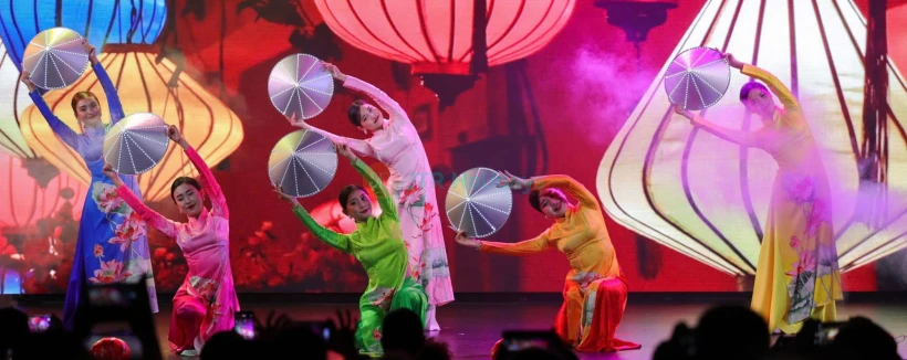 The Heritage Show Ticket in Da Nang - Experience a one-hour cultural spectacle in Da Nang inspired by Hue Imperial City, My Son Sanctuary and Hoi An. Stunning music, dance, lights—book now. The Heritage Show Ticket in Da Nang - Image 4 of 5