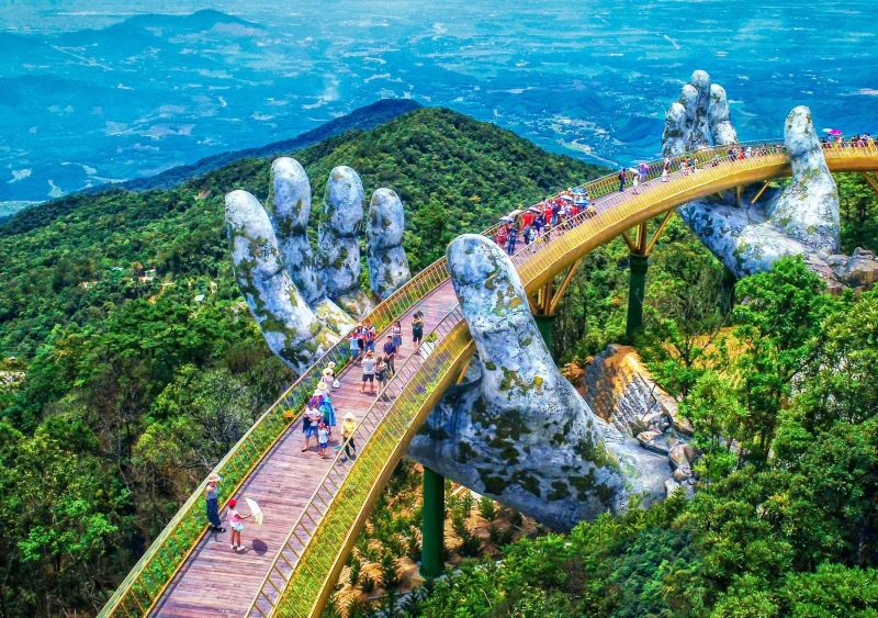 Tour di un Giorno a Ba Na Hills e Golden Bridge da Da Nang