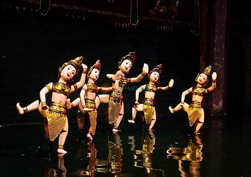 Biglietto per lo Spettacolo di Marionette sull'Acqua Golden a Ho Chi Minh City