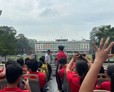 City Sightseeing Ho Chi Minh Hop-on Hop-off Bus Tour - Explore Ho Chi Minh City at your own pace with a flexible Hop-On Hop-Off bus tour. Enjoy top landmarks, unlimited rides, and multilingual audio commentary. City Sightseeing Ho Chi Minh Hop-on Hop-off Bus Tour - Image 5 of 5
