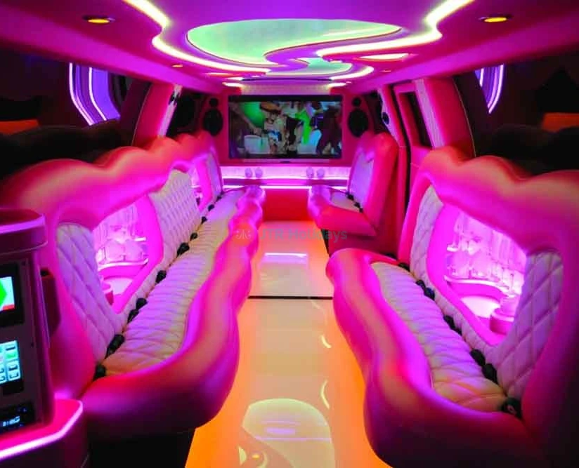 Luxury Limo Dubai - Pink Panther GMC Limo Ride Dubai - JTR Holidays - Image 2 of 5
