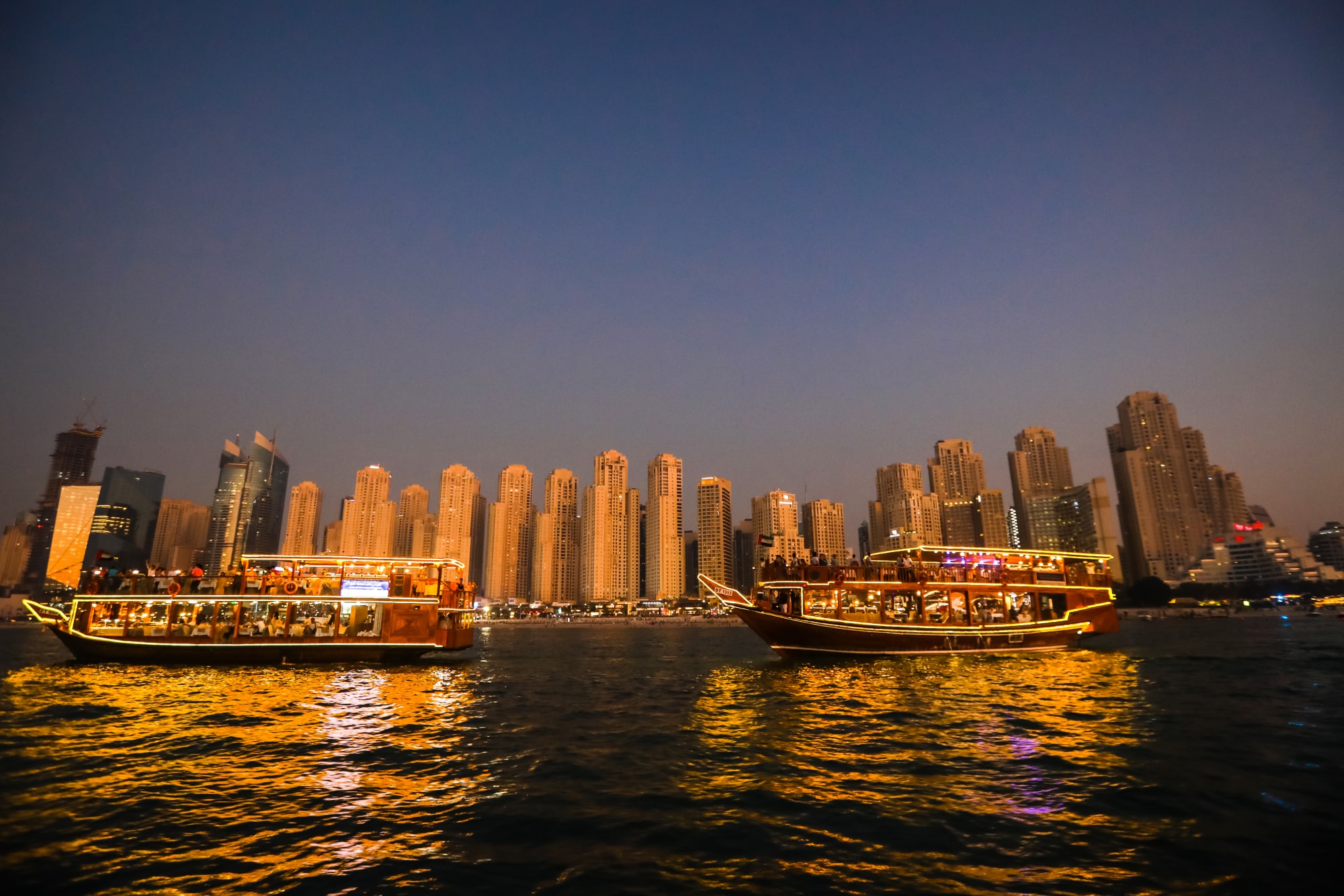 Dubai Premium Holiday - 05 Nights 06 Days - Experience the Dubai Premium Holiday Package: 5 nights in 5★ hotels with daily breakfast, private airport transfers, Dubai City Tour with Sunset Yacht Cruise, Burj Khalifa Levels 124–125 & Dubai Aquarium, Evening Desert Safari with BBQ & live shows, and full-day Abu Dhabi City Tour. Dubai Premium Holiday - 05 Nights 06 Days - Image 4 of 5