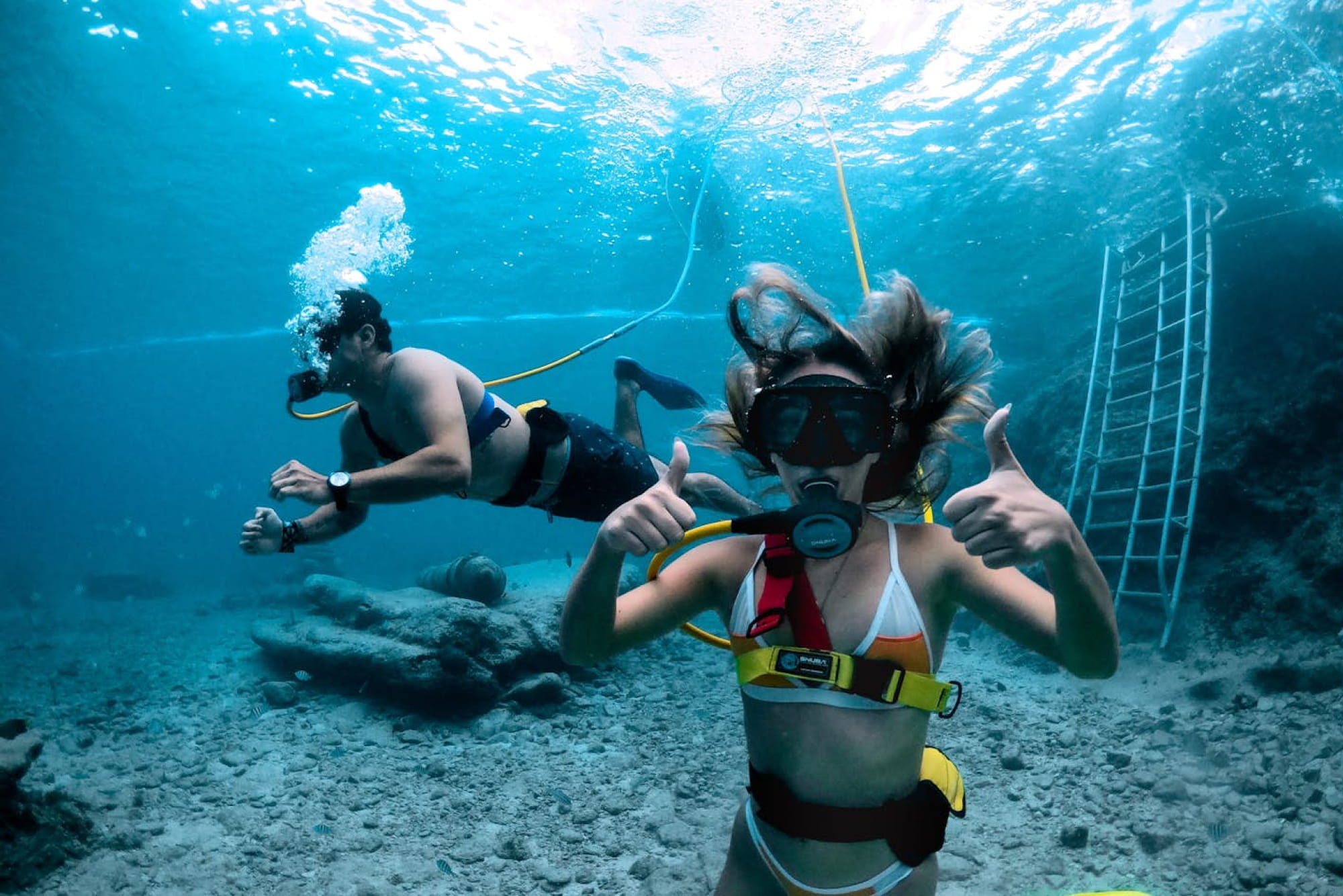 Chankanaab Adventure Beach Park - Enjoy a guided SNUBA adventure at Chankanaab Park in Cozumel. No certification needed. Safe for ages 8–80. Explore marine life with a professional guide. Chankanaab Adventure Beach Park - Image 2 of 5