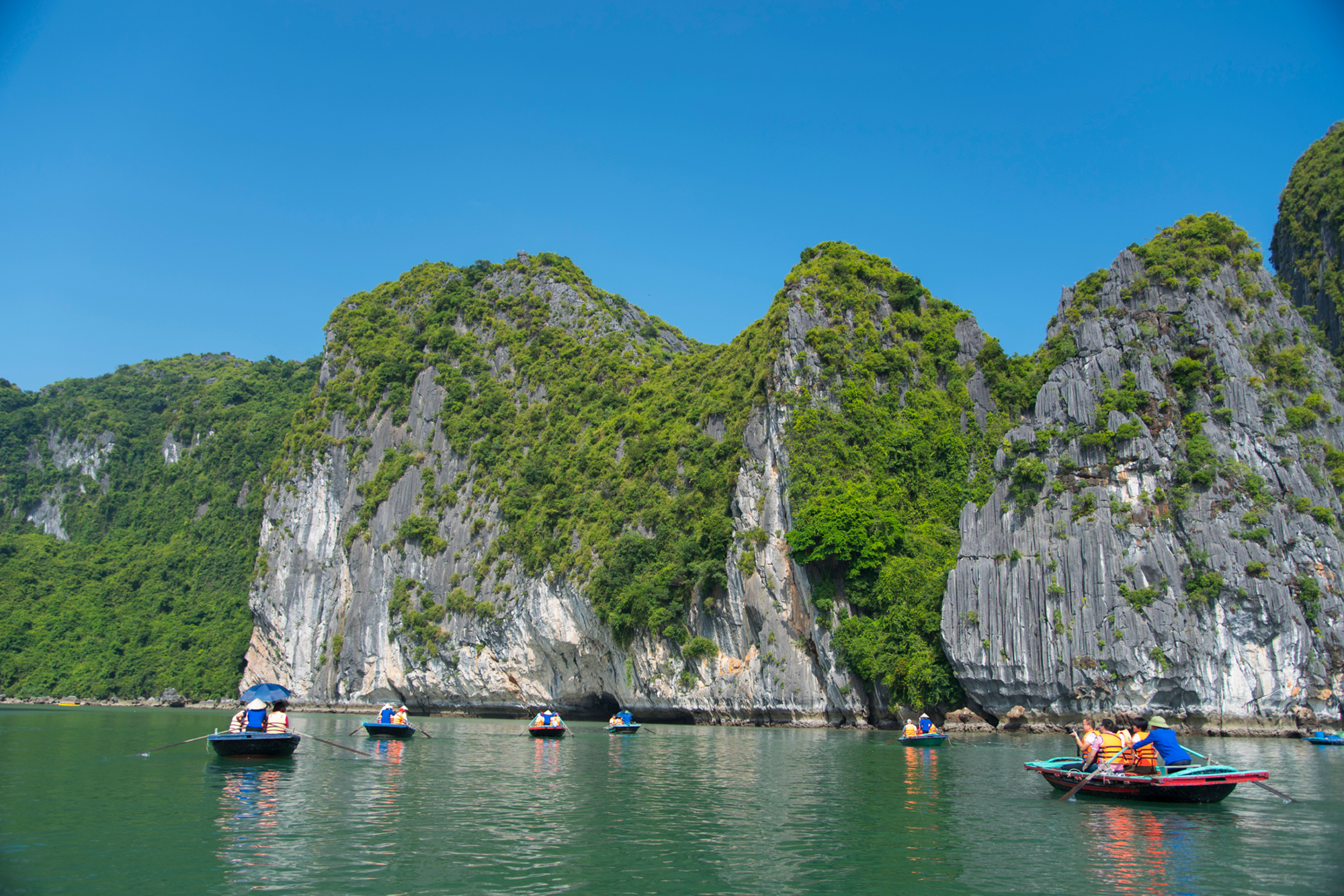 Vietnam Highlighted Vacation 07 Nights and 08 Days - Explore Vietnam in 8 days from Hanoi to Ho Chi Minh City. Enjoy Halong Bay cruise, Hoi An ancient town, Ba Na Hills Golden Bridge, Cu Chi Tunnels, cultural tours, local cuisine, and private transfers with expert guides. Vietnam Highlighted Vacation 07 Nights and 08 Days - Image 1 of 5