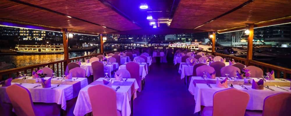 Alexandra Dhow Cruise Dubai Marina - Dinner Cruise in Marina with Live Show - JTR Holidays