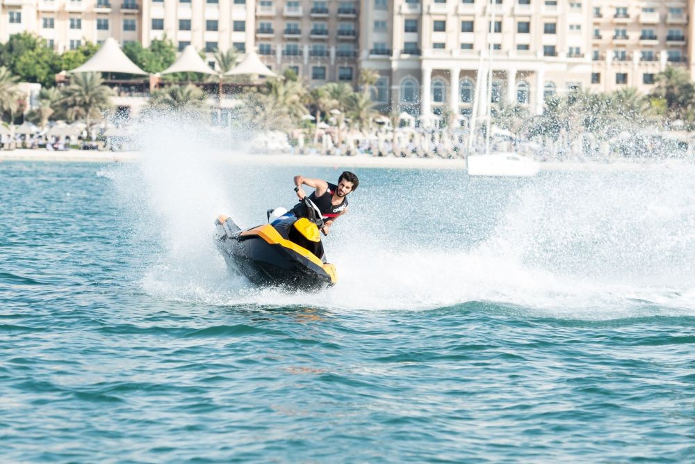 Jet Ski Dubai - If you are water sports lover book your Jet Ski Dubai Ride now, get instant confirmation. Explore Dubai most iconic site of the city. Take the Jet Ski ride in Dubai and enjoy the coastal line of Dubai. best ski Dubai price... Jet Ski Dubai - Image 1 of 5