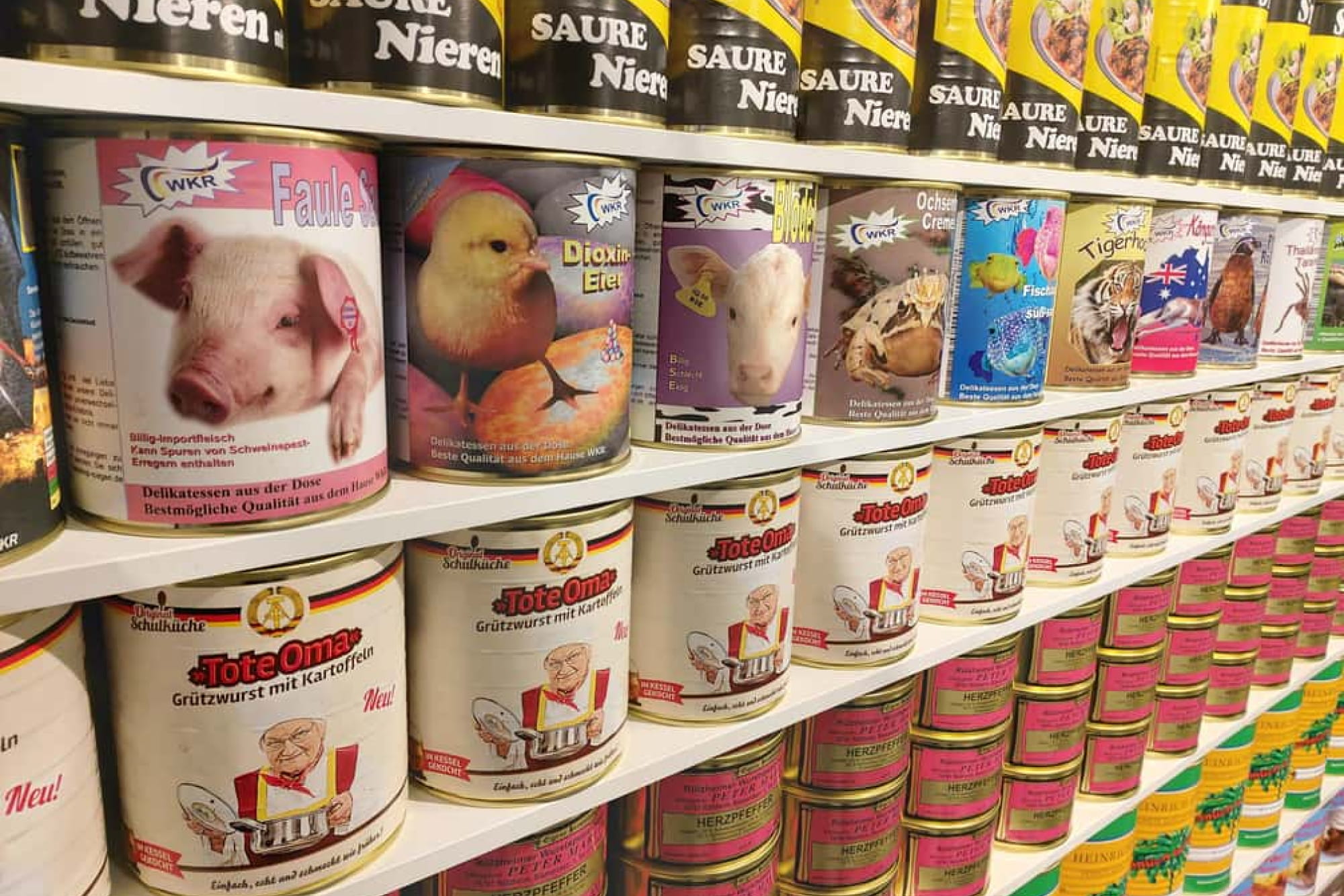 Disgusting Food Museum Berlin - Prenota i biglietti per il Disgusting Food Museum Berlin ed esplora oltre 90 dei cibi più strani al mondo. Goditi un'esperienza di degustazione unica al Tasting Bar e scopri le culture alimentari globali in questa insolita attrazione di Berlino. Disgusting Food Museum Berlin - Immagine 3 di 5