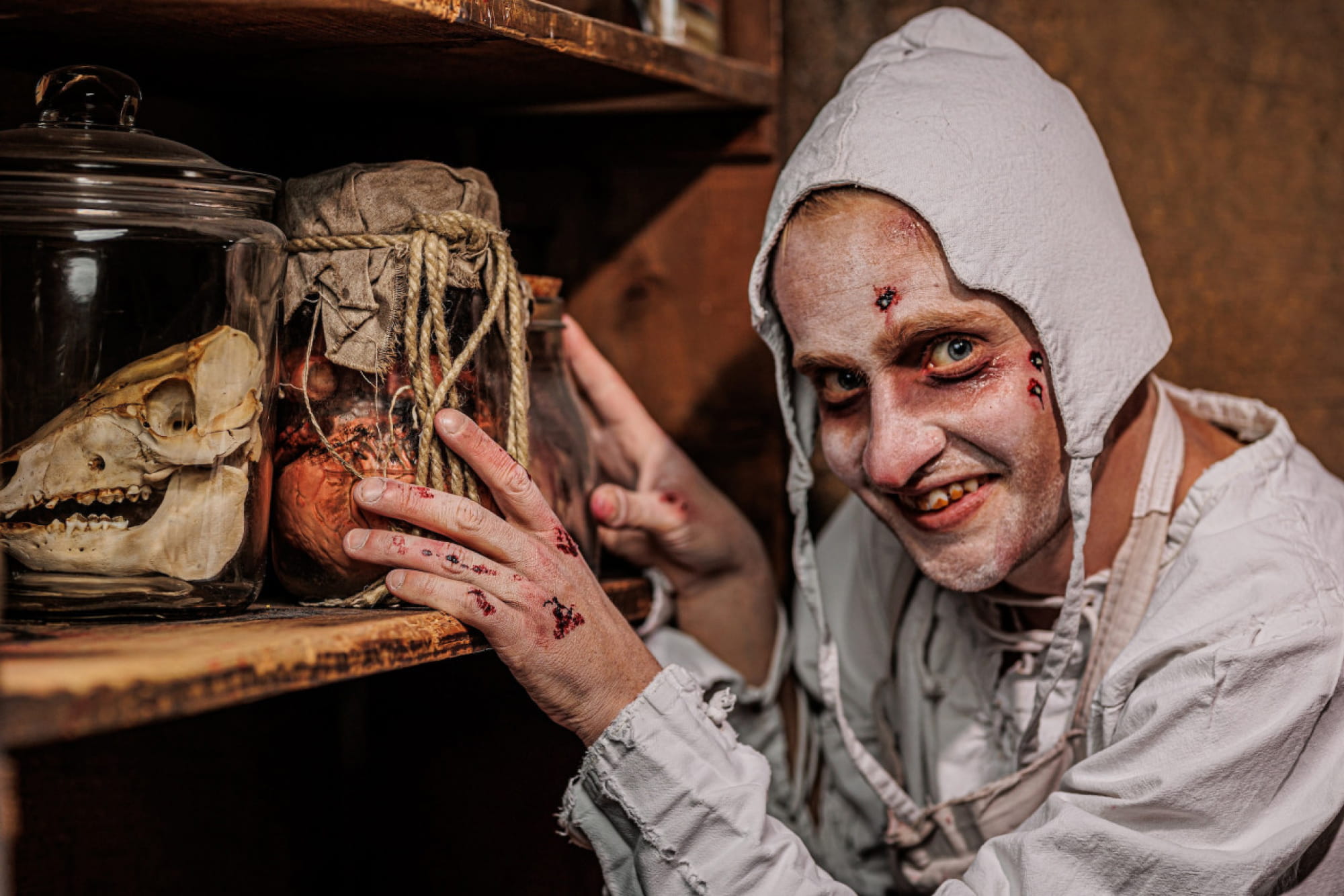 The Berlin Dungeon Ticket - Explore Berlin’s dark past at the Berlin Dungeon with live actors, scary stories, and a thrilling 12‑metre Drop Ride. A must‑visit immersive attraction. The Berlin Dungeon Ticket - Image 1 of 5