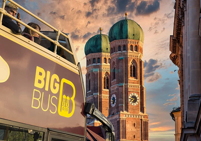 Big Bus Munich Tour in Autobus Hop-on Hop-off