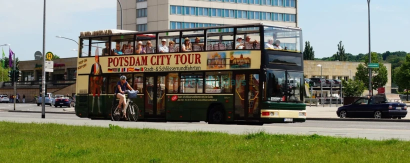 City Sightseeing Potsdam Hop-on Hop-off Bus Tour - Explore top attractions with the Potsdam hop-on hop-off bus tour. Visit Cecilienhof, Neues Palais & more with a flexible 1-day pass, audio guide, and scenic open-top views. City Sightseeing Potsdam Hop-on Hop-off Bus Tour - Image 4 of 5