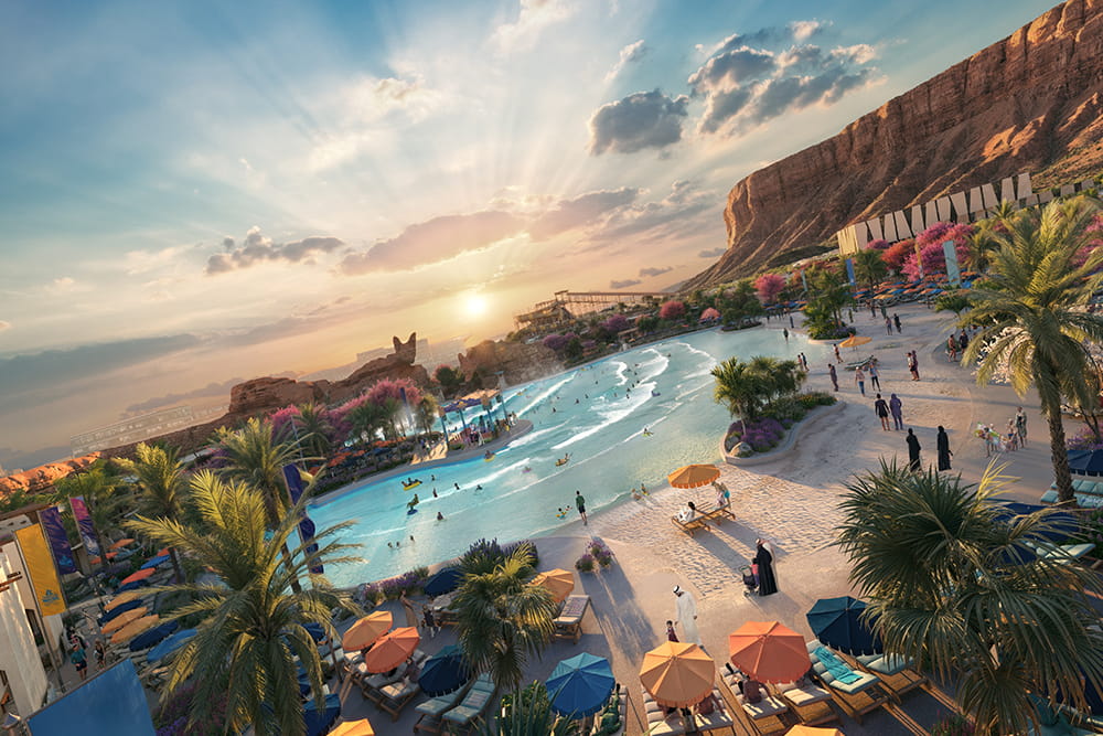 Aquarabia Qiddiya City - Explore Aquarabia Qiddiya City, the largest water park in the Middle East. Discover thrilling rides, family attractions, Surf Lagoon, and important visitor information for a fun-filled experience. Aquarabia Qiddiya City - Image 1 of 5