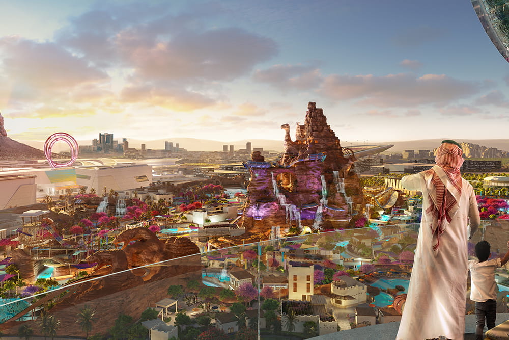 Aquarabia Qiddiya City - Explore Aquarabia Qiddiya City, the largest water park in the Middle East. Discover thrilling rides, family attractions, Surf Lagoon, and important visitor information for a fun-filled experience. Aquarabia Qiddiya City - Image 2 of 5