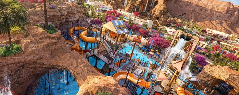 Aquarabia Qiddiya City - Explore Aquarabia Qiddiya City, the largest water park in the Middle East. Discover thrilling rides, family attractions, Surf Lagoon, and important visitor information for a fun-filled experience. Aquarabia Qiddiya City - Image 3 of 5