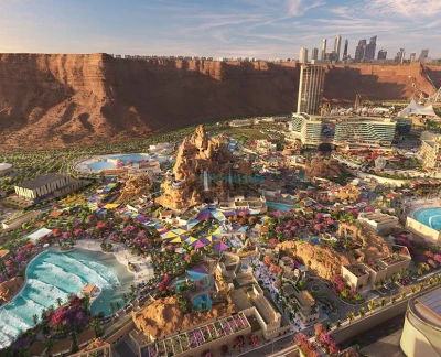 Aquarabia Qiddiya City - Explore Aquarabia Qiddiya City, the largest water park in the Middle East. Discover thrilling rides, family attractions, Surf Lagoon, and important visitor information for a fun-filled experience. Aquarabia Qiddiya City - Image 5 of 5