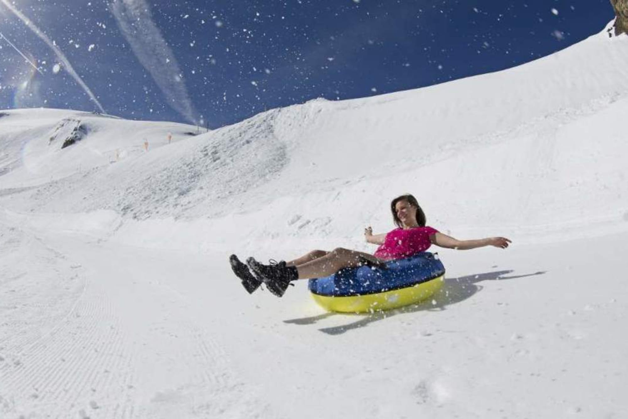 Mt. Titlis Day Tour with Cable Car and Ice Flyer - Book a scenic day trip from Zurich to Lucerne and Mount Titlis. Enjoy Old Town views, Rotair cable car ride, snow activities, and stunning Swiss Alps experiences all in one unforgettable tour. Mt. Titlis Day Tour with Cable Car and Ice Flyer - Image 5 of 5